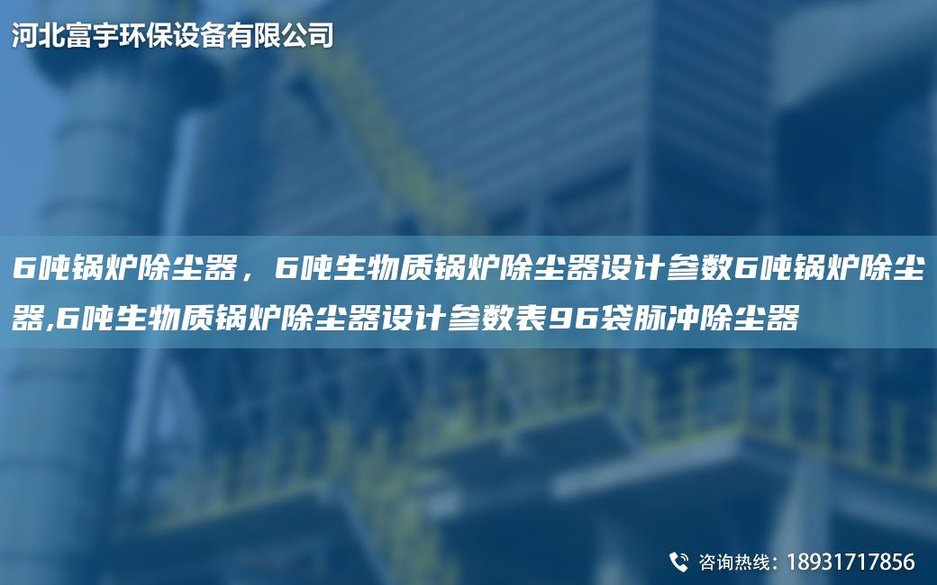 6噸鍋爐除塵器，6噸生物質(zhì)鍋爐除塵器設計參數6噸鍋爐除塵器,6噸生物質(zhì)鍋爐除塵器設計參數表96袋脈沖除塵器