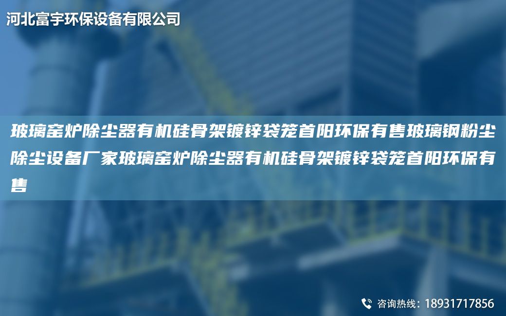 玻璃窯爐除塵器有機硅骨架鍍鋅袋籠首陽(yáng)環(huán)保有售玻璃鋼粉塵除塵設備廠(chǎng)家玻璃窯爐除塵器有機硅骨架鍍鋅袋籠首陽(yáng)環(huán)保有售