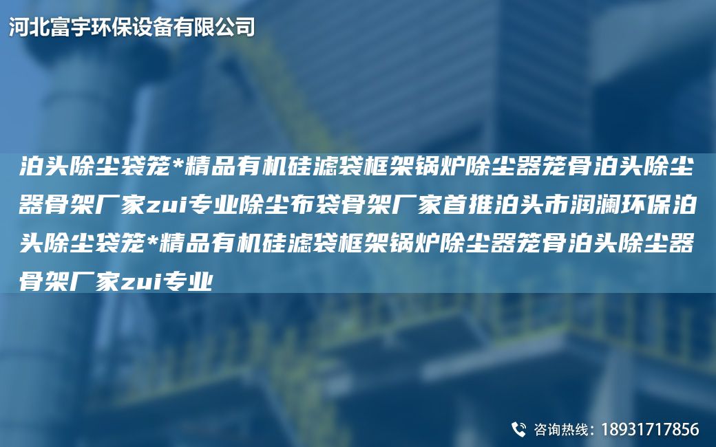 泊頭除塵袋籠*精品有機硅濾袋框架鍋爐除塵器籠骨泊頭除塵器骨架廠(chǎng)家zui專(zhuān)業(yè)除塵布袋骨架廠(chǎng)家首推泊頭市潤瀾環(huán)保泊頭除塵袋籠*精品有機硅濾袋框架鍋爐除塵器籠骨泊頭除塵器骨架廠(chǎng)家zui專(zhuān)業(yè)