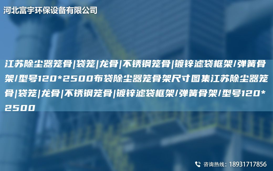 江蘇除塵器籠骨|袋籠|龍骨|不銹鋼籠骨|鍍鋅濾袋框架/彈簧骨架/型號120*2500布袋除塵器籠骨架尺寸圖集江蘇除塵器籠骨|袋籠|龍骨|不銹鋼籠骨|鍍鋅濾袋框架/彈簧骨架/型號120*2500