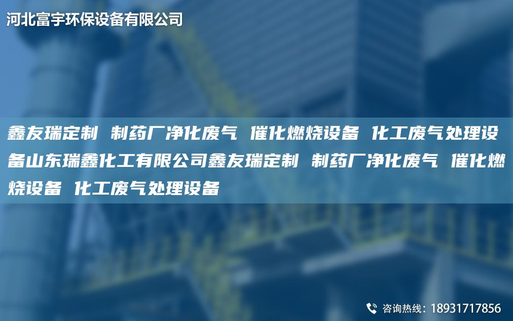 富宇定制 制藥廠(chǎng)凈化廢氣 催化燃燒設備 化工廢氣處理設備山東瑞鑫化工有限公司富宇定制 制藥廠(chǎng)凈化廢氣 催化燃燒設備 化工廢氣處理設備