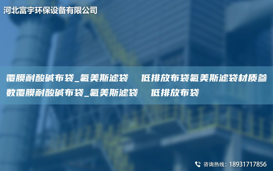 覆膜耐酸堿布袋_氟美斯濾袋  低排放布袋氟美斯濾袋材質(zhì)參數覆膜耐酸堿布袋_氟美斯濾袋  低排放布袋