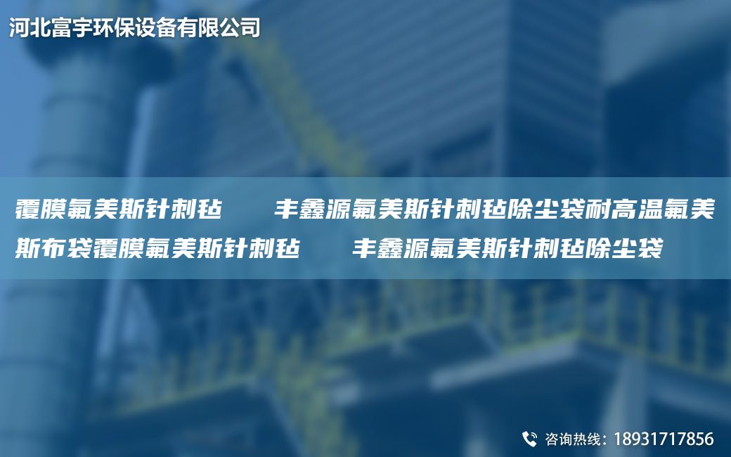 覆膜氟美斯針刺氈   豐鑫源氟美斯針刺氈除塵袋耐高溫氟美斯布袋覆膜氟美斯針刺氈   豐鑫源氟美斯針刺氈除塵袋