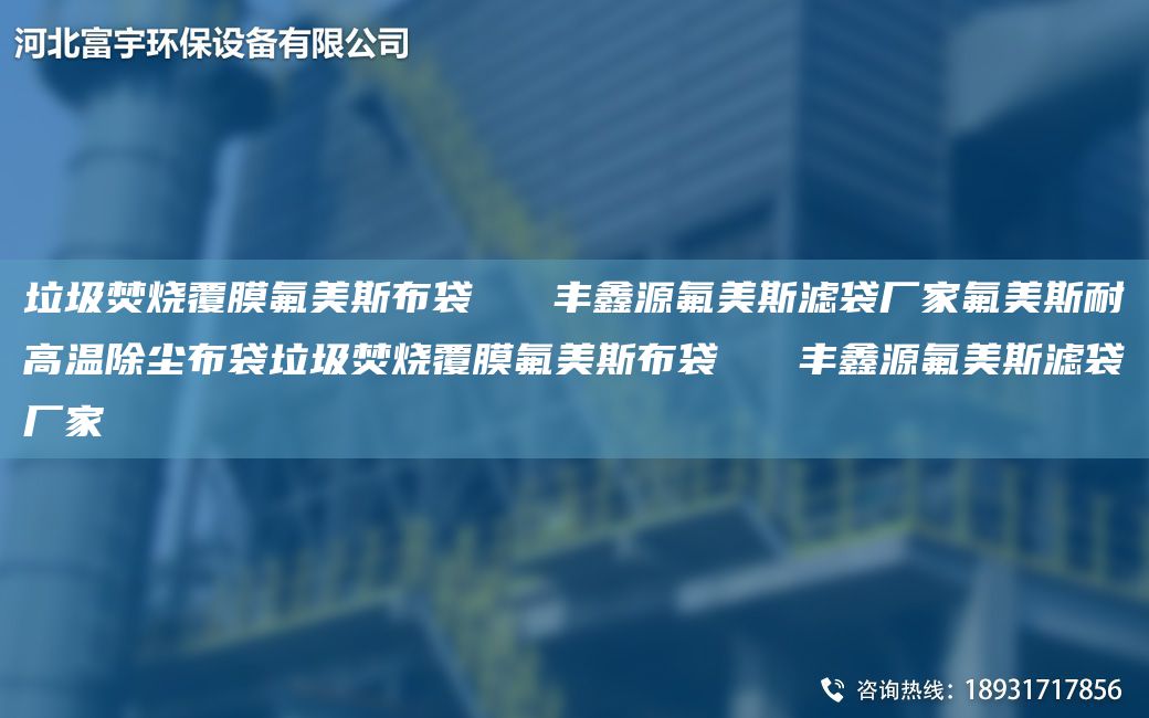 垃圾焚燒覆膜氟美斯布袋   豐鑫源氟美斯濾袋廠(chǎng)家氟美斯耐高溫除塵布袋垃圾焚燒覆膜氟美斯布袋   豐鑫源氟美斯濾袋廠(chǎng)家