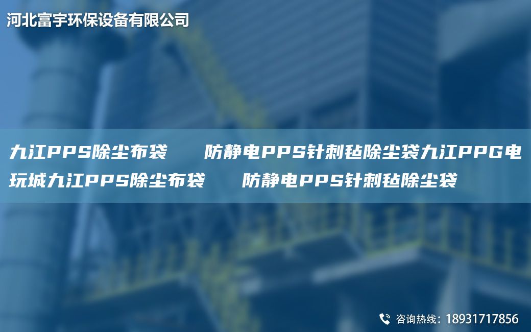 九江PPS除塵布袋   防靜電PPS針刺氈除塵袋九江PPG電玩城九江PPS除塵布袋   防靜電PPS針刺氈除塵袋