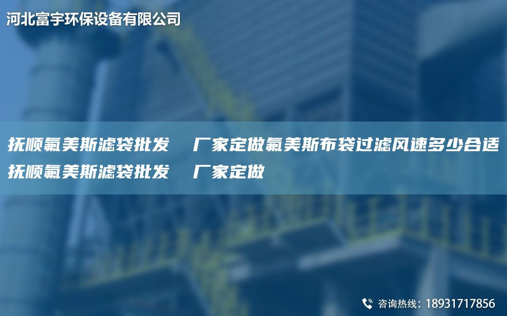 撫順?lè )浪篂V袋批發(fā)  廠(chǎng)家定做氟美斯布袋過(guò)濾風(fēng)速多少合適撫順?lè )浪篂V袋批發(fā)  廠(chǎng)家定做