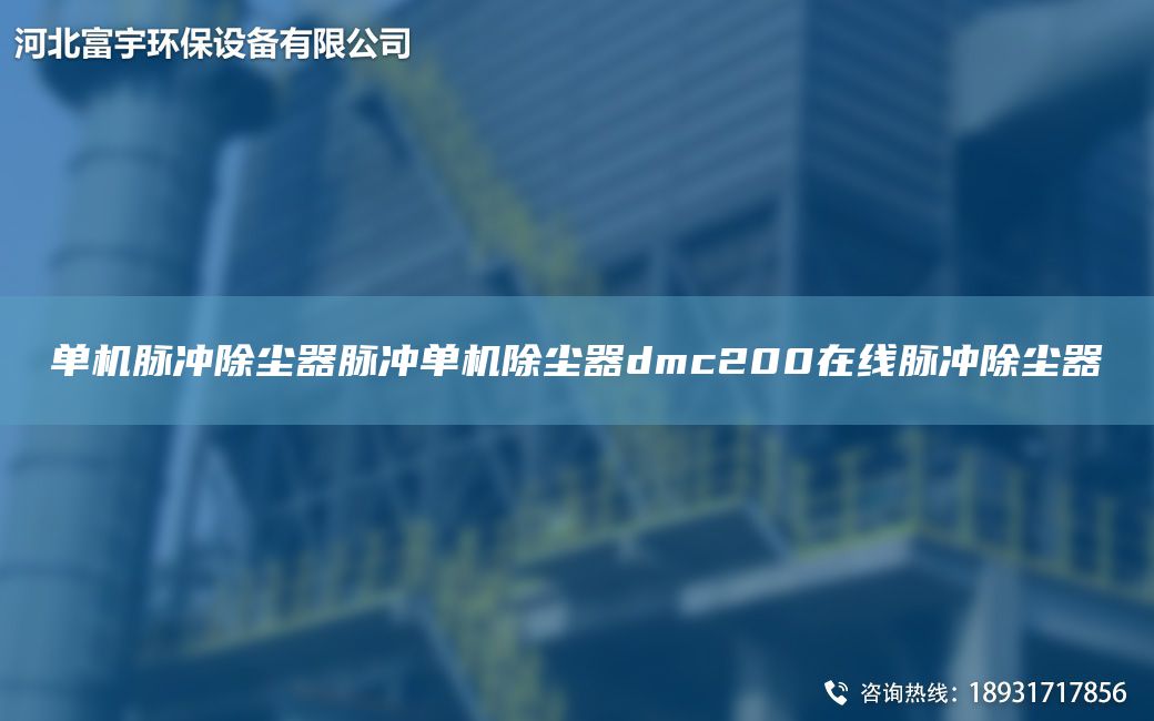 單機脈沖除塵器脈沖單機除塵器dmc200在線(xiàn)脈沖除塵器