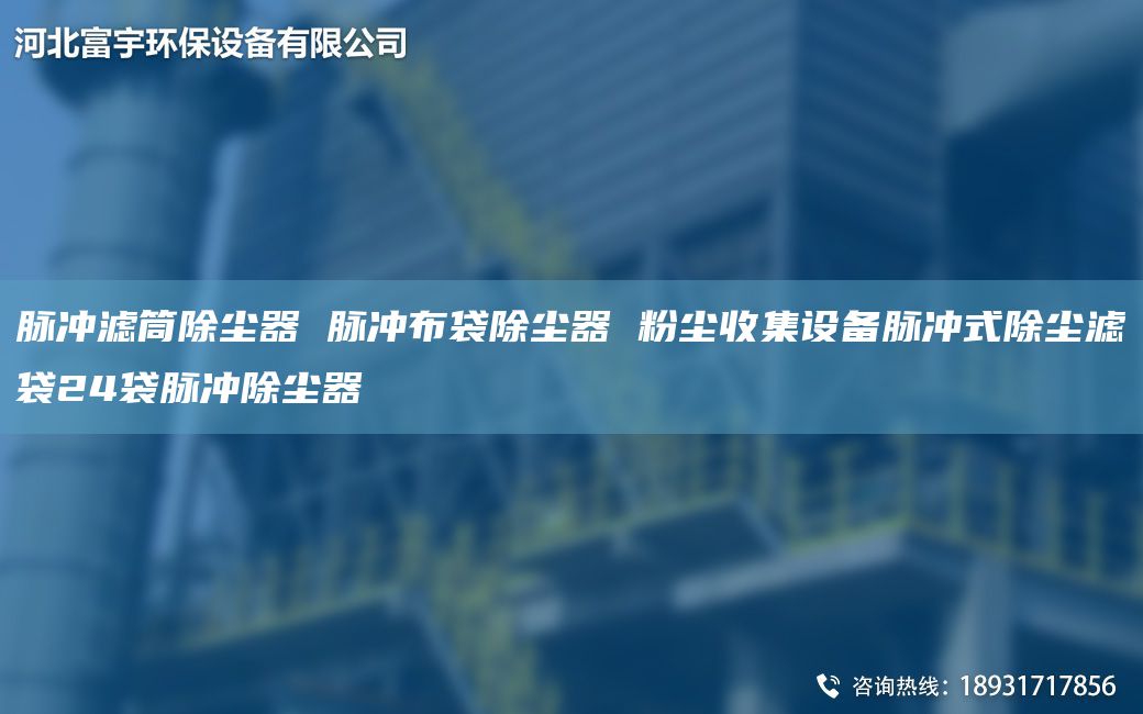 脈沖濾筒除塵器 脈沖布袋除塵器 粉塵收集設備脈沖式除塵濾袋24袋脈沖除塵器