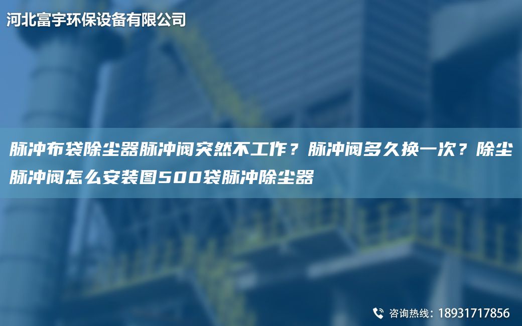 脈沖布袋除塵器脈沖閥突然不工作？脈沖閥多久換一次？除塵脈沖閥怎么安裝圖500袋脈沖除塵器