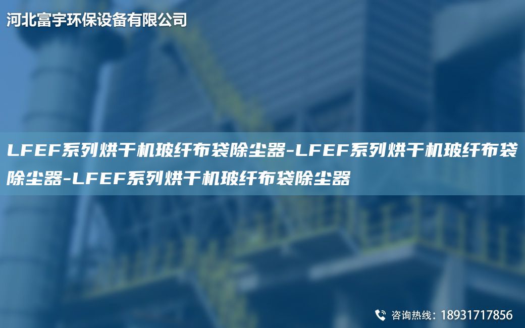 LFEF系列烘干機玻纖布袋除塵器-LFEF系列烘干機玻纖布袋除塵器-LFEF系列烘干機玻纖布袋除塵器