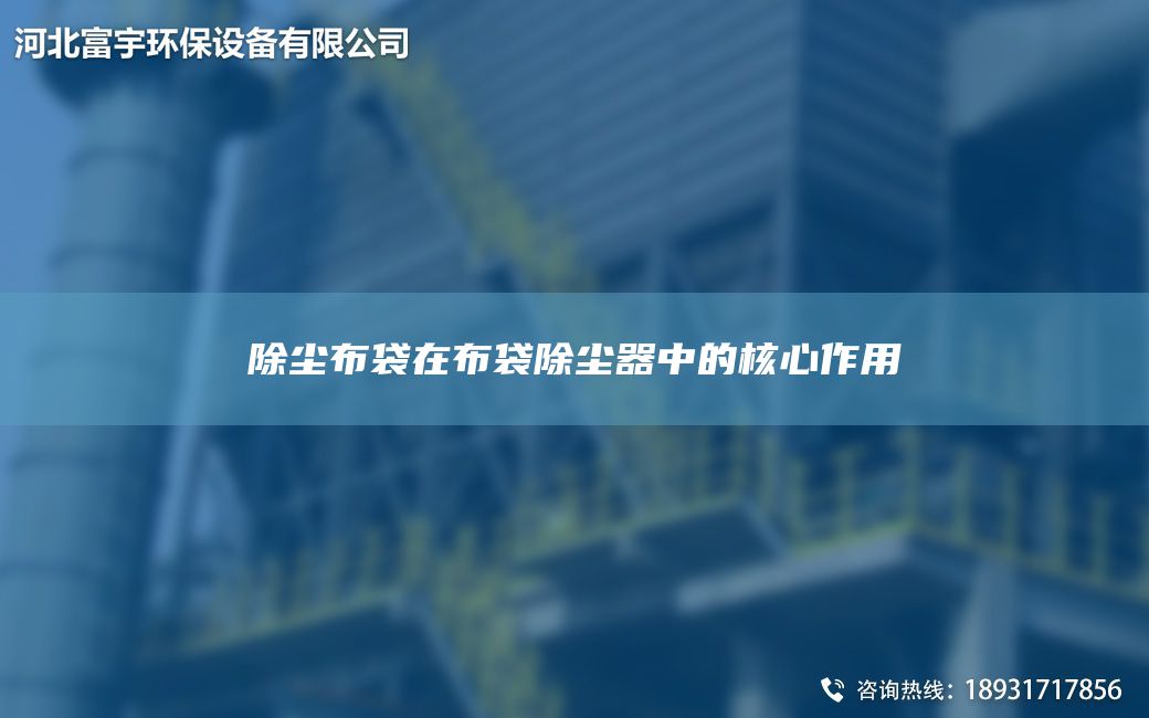 除塵布袋在布袋除塵器中的核心作用